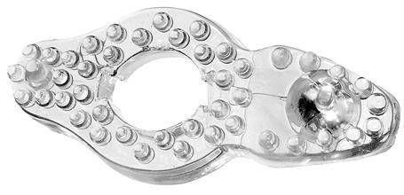 Inel erectie Basic Essentials Ring cu stimulare clitoridiana